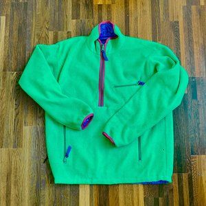 Vintage 1989 Patagonia Reversible Fleece/Nylon Pullover, Size Men's Medium
